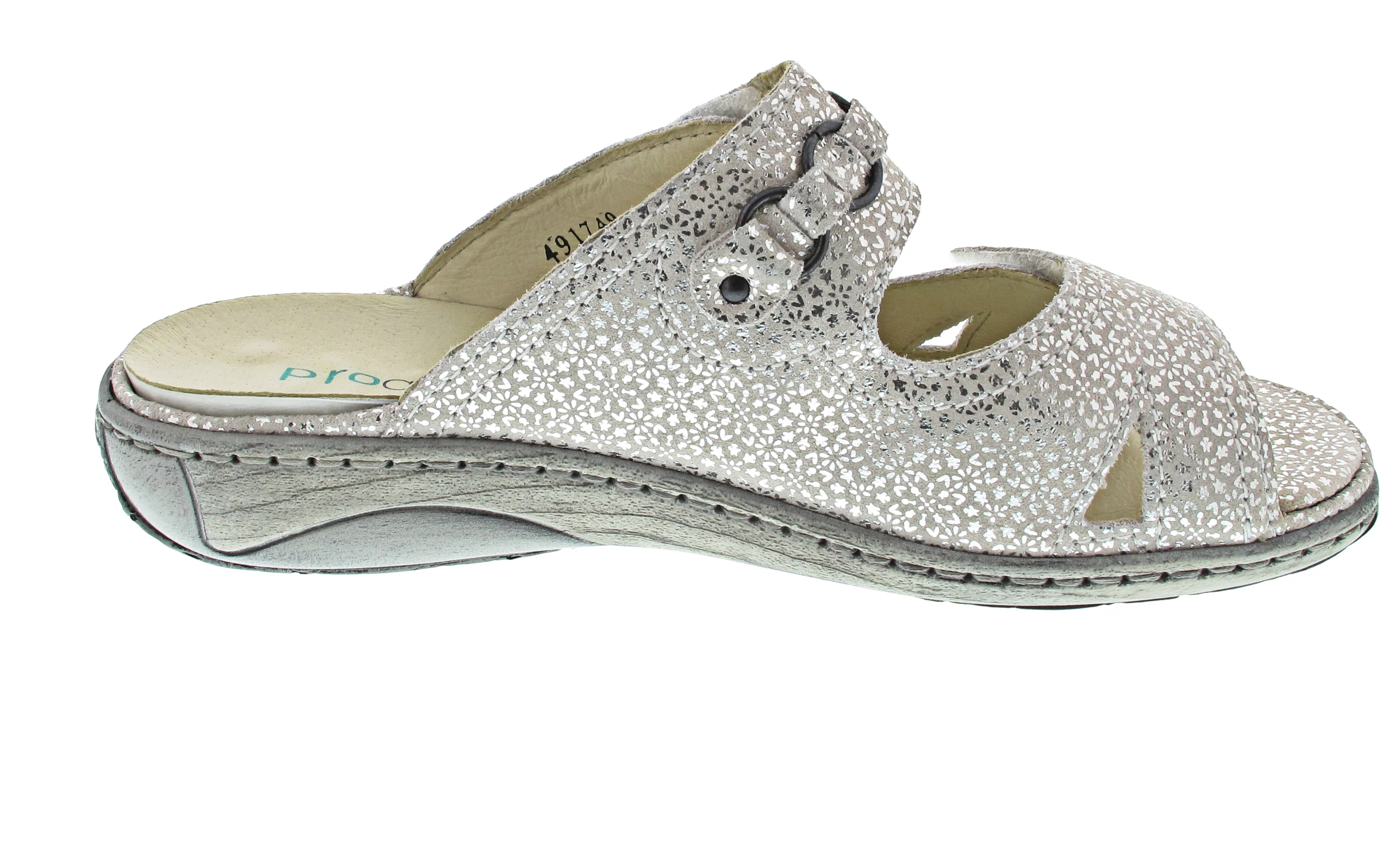 Waldläufer Garda Pantolette Silber - Image 28
