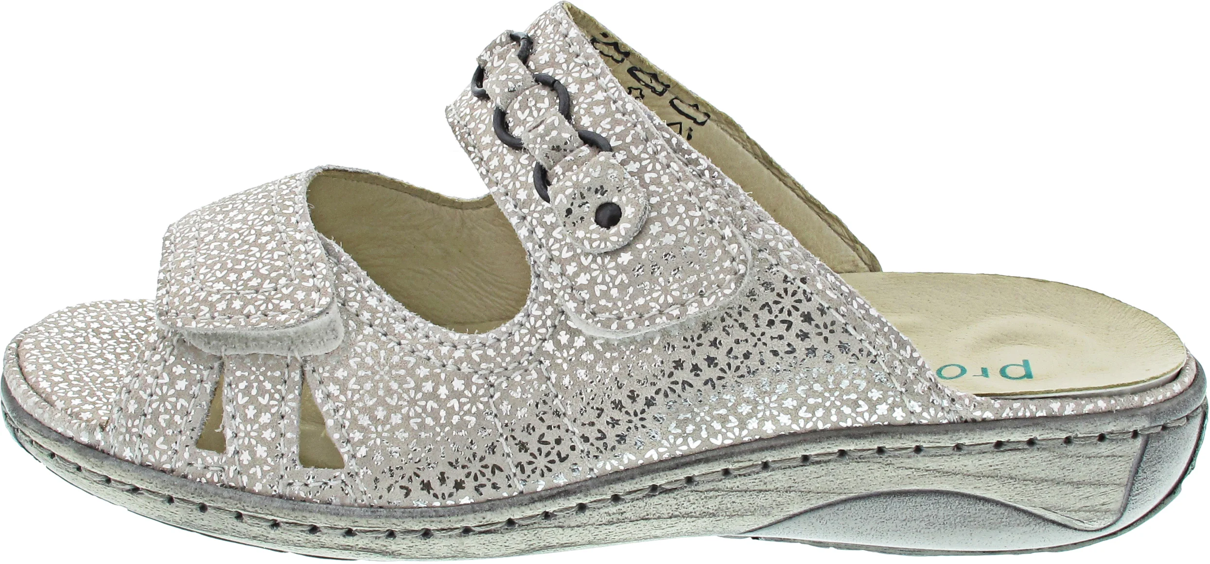 Waldläufer Garda Pantolette Silber - Image 8