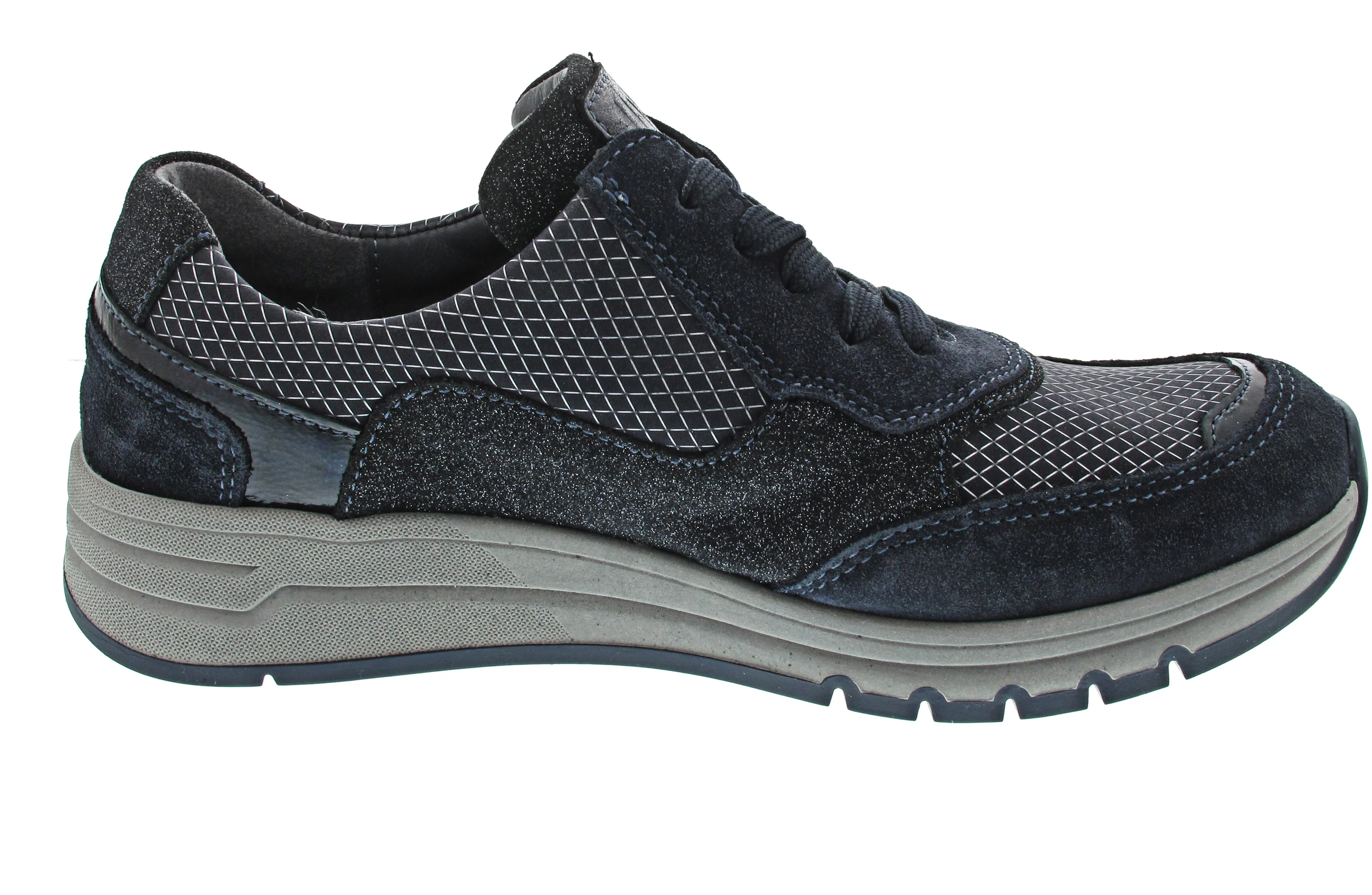 Waldläufer H-April sportlicher Schnürer Blau - Image 17