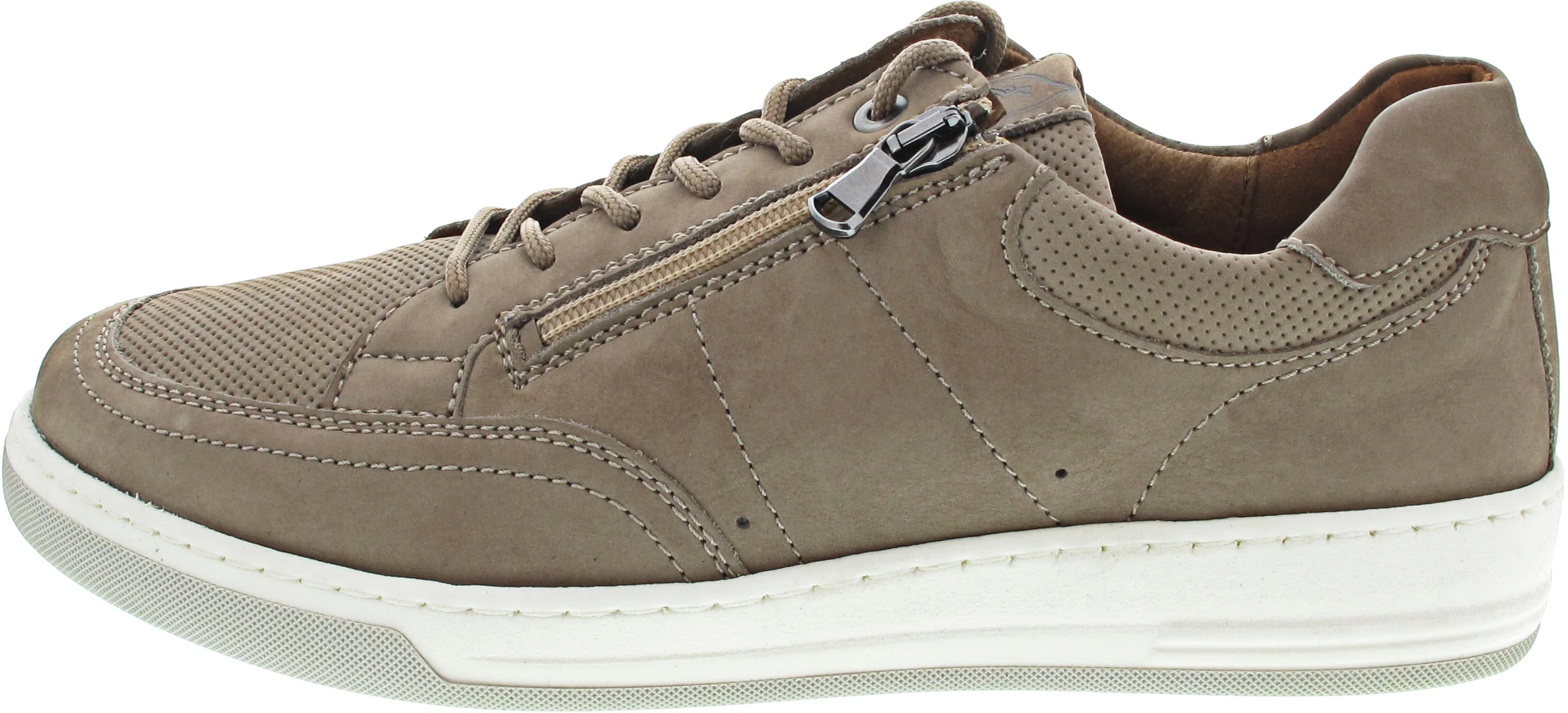 Waldläufer H-David sportlicher Schnürer Beige - Image 4