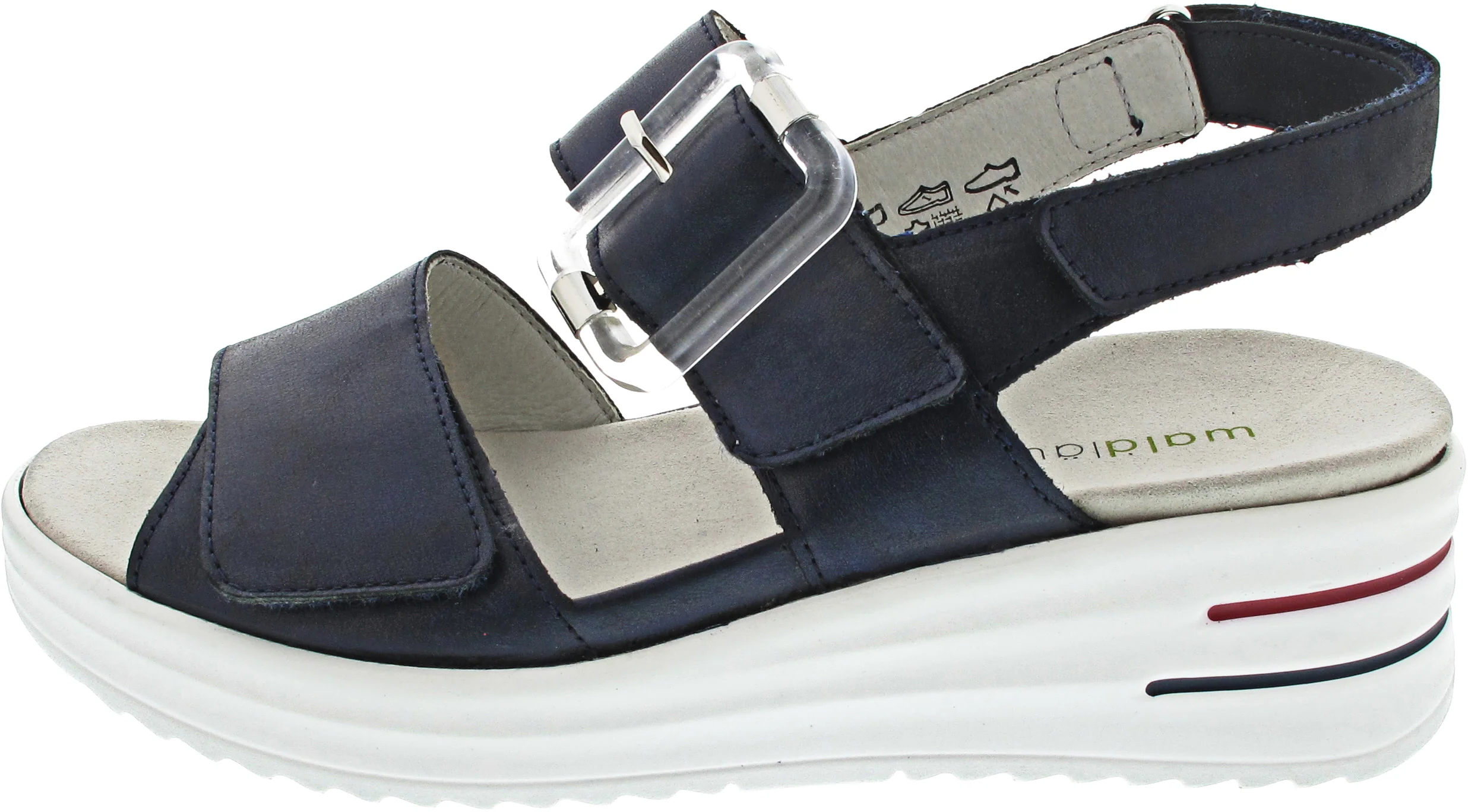 Waldläufer H-Dina Keilsandalette Blau - Image 4