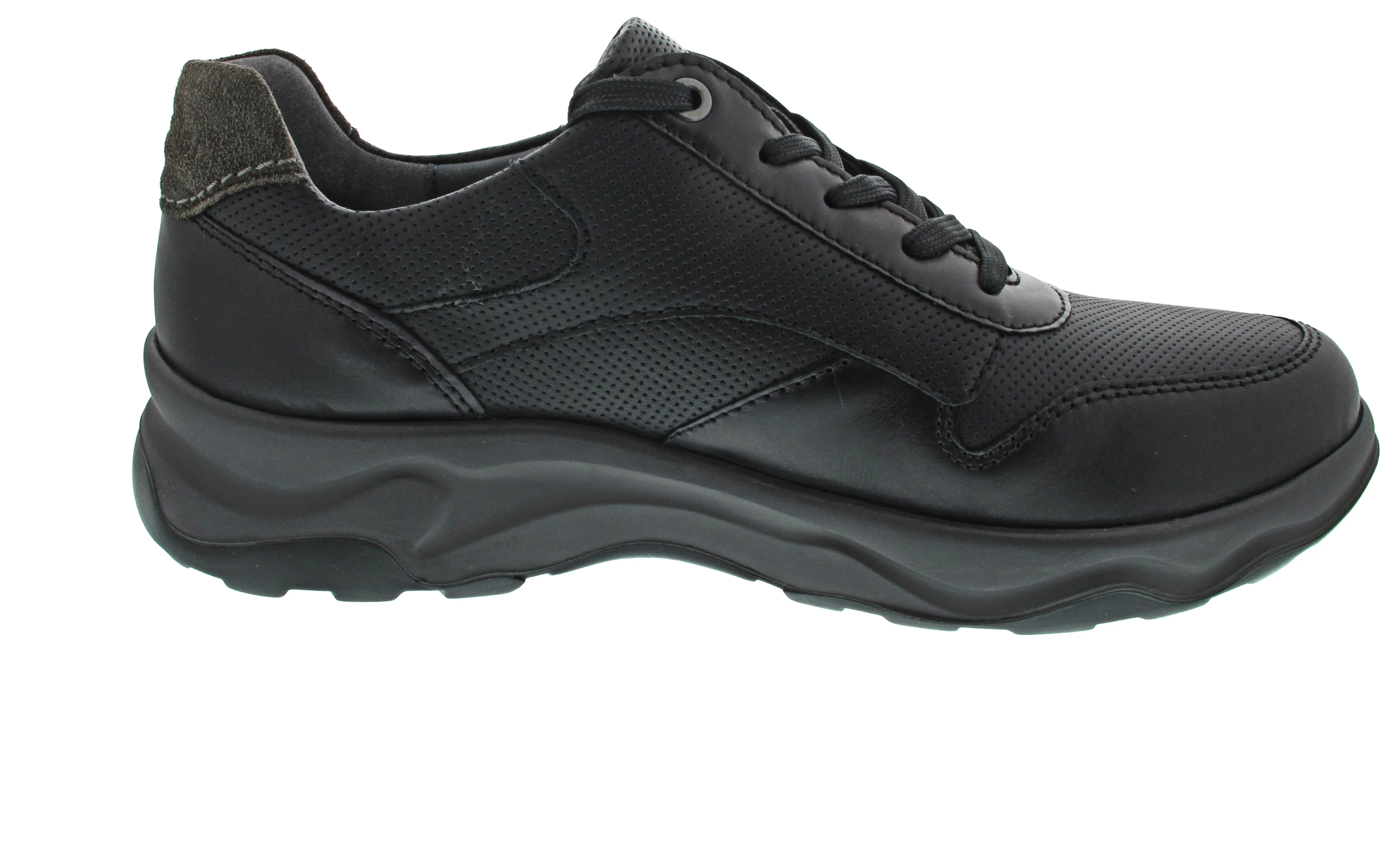 Waldläufer H-Max sportlicher Schnürer Schwarz - Image 24