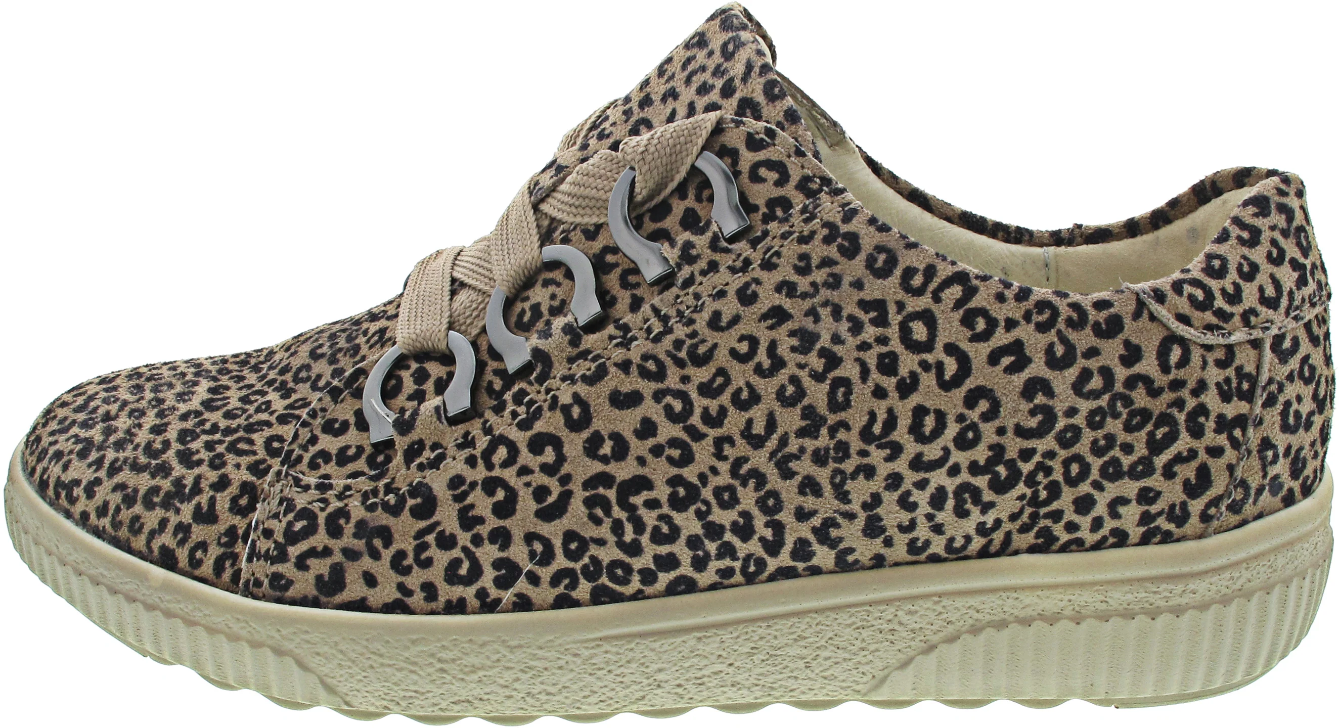 Waldläufer H-Steffi sportlicher Schnürer Beige - Image 2