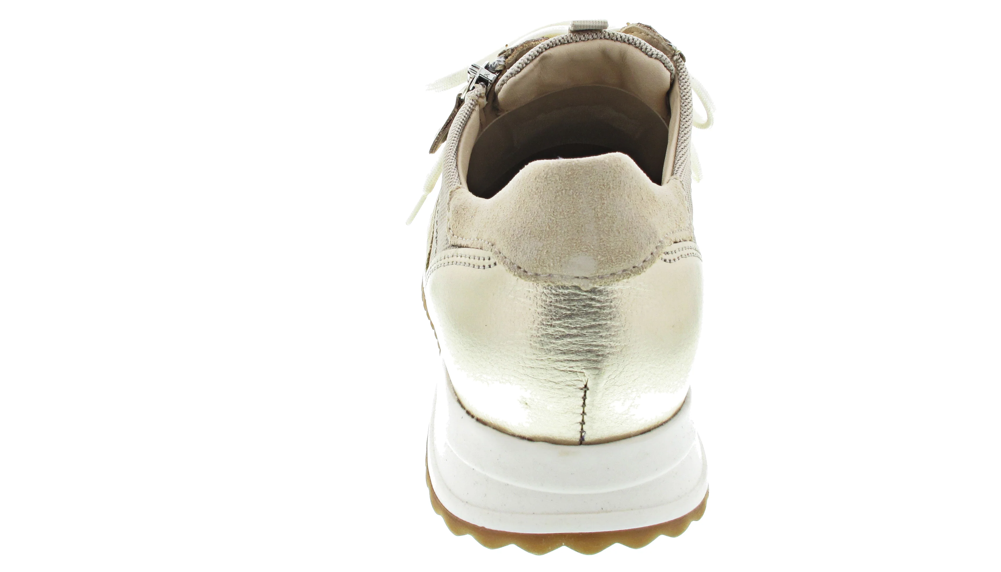 Waldläufer H-Vicky sportlicher Schnürer Beige - Image 2