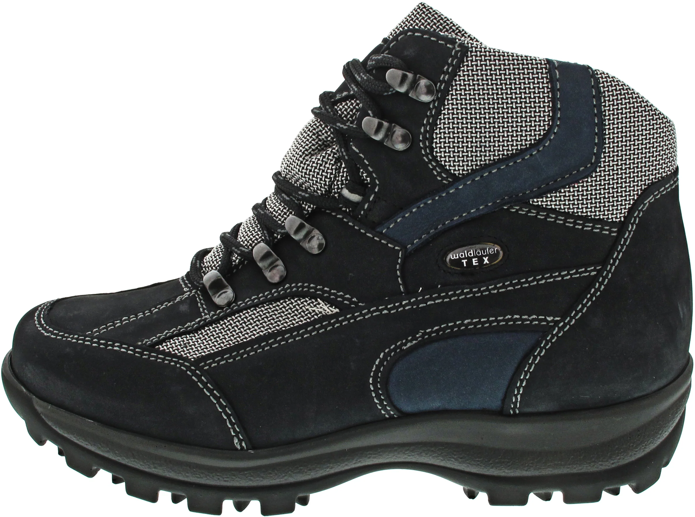 Waldläufer Holly Schnürstiefel Blau