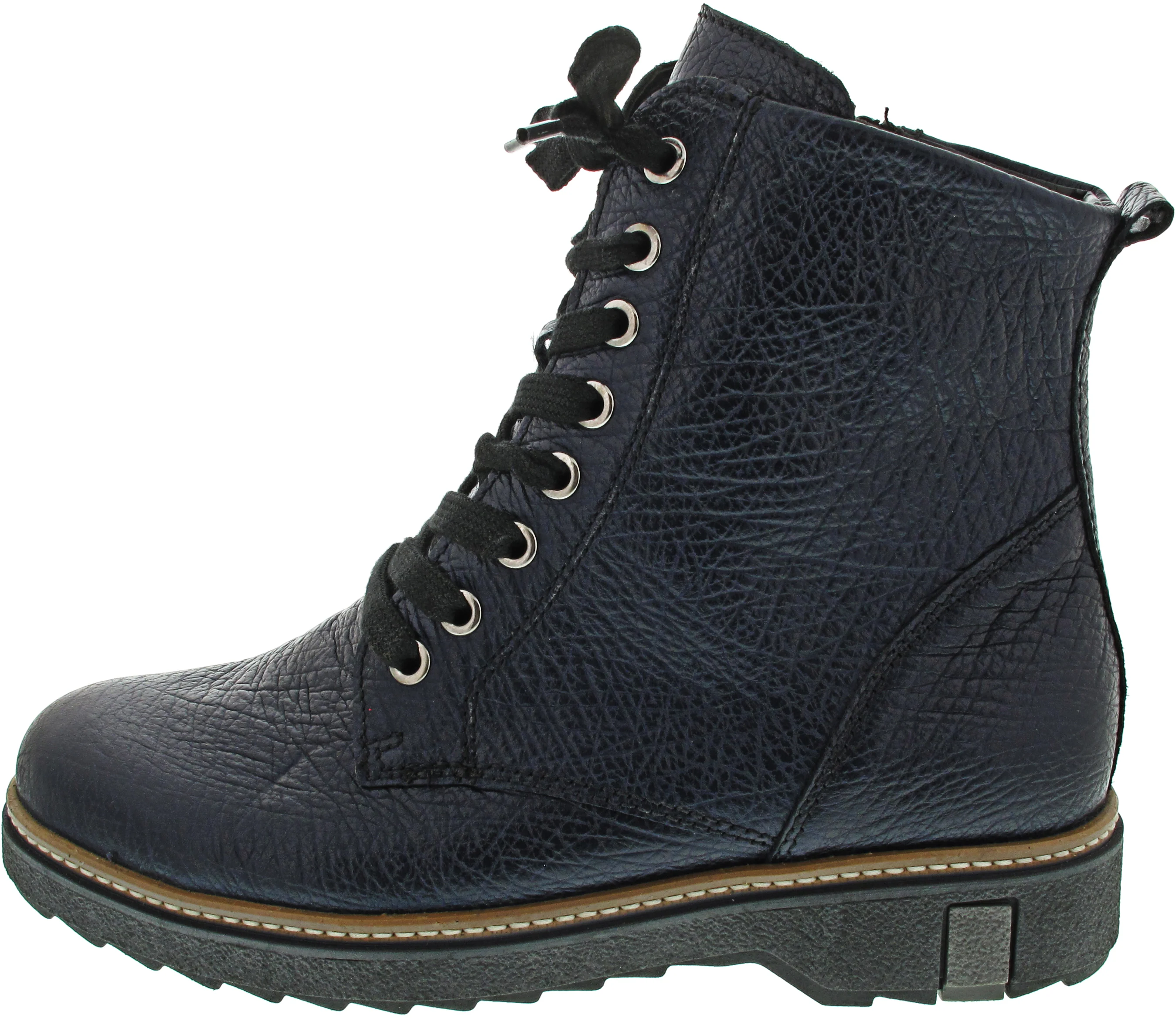 Waldläufer Kitomi Schnürstiefel Blau