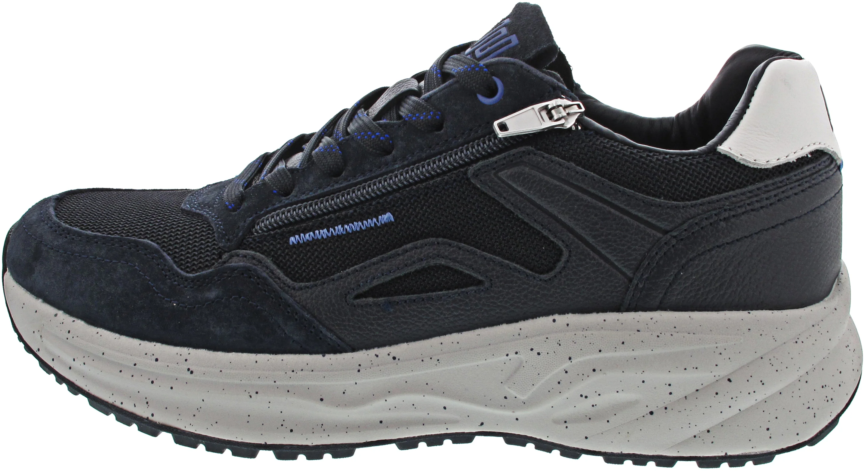 Waldläufer sportlicher Schnürer Blau - Image 4