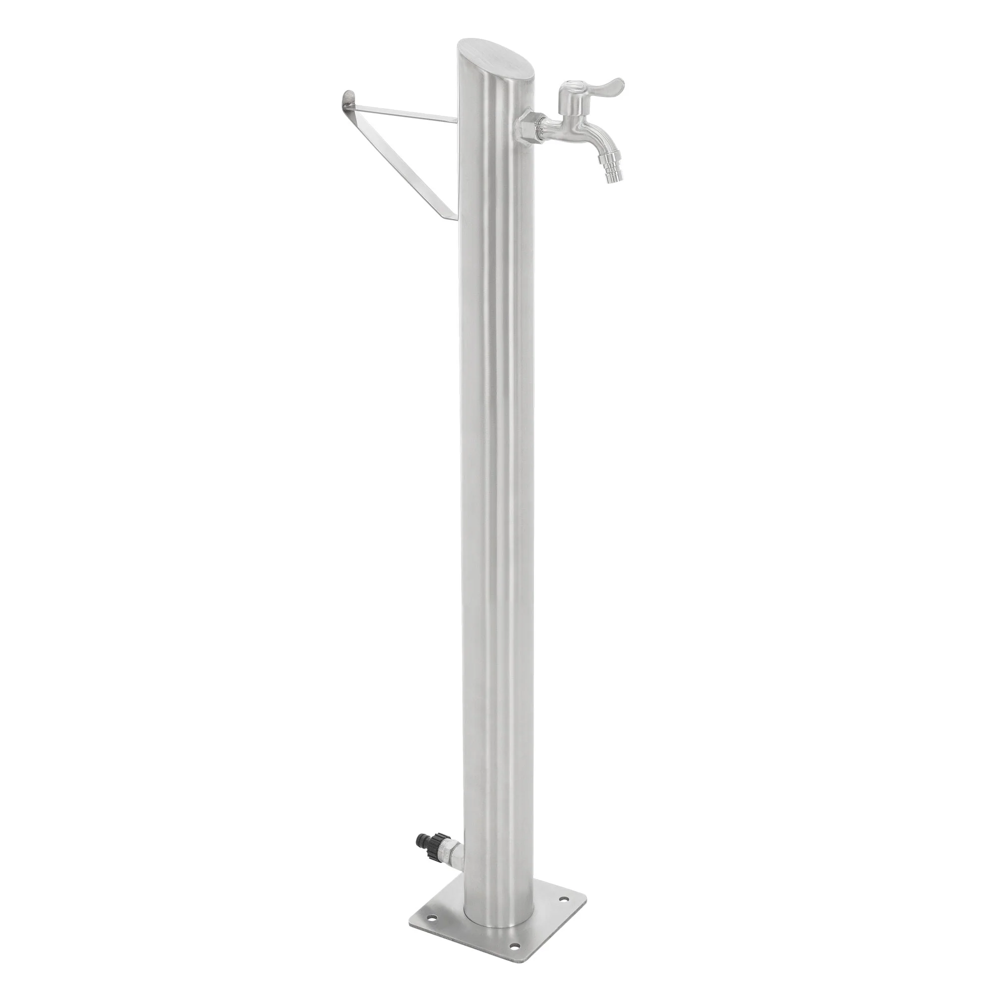 Wassersäule für den Garten 7,5x7,5x95 cm aus Edelstahl