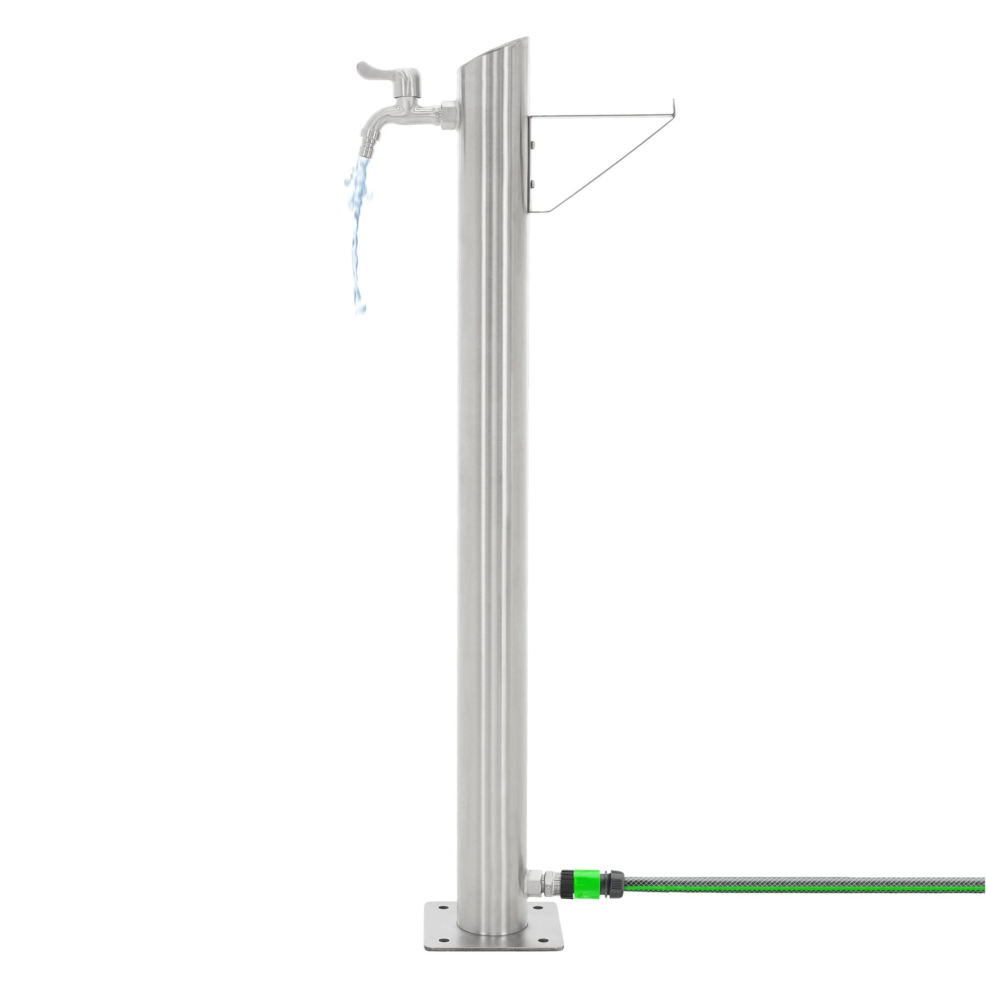 Wassersäule für den Garten 7,5x7,5x95 cm aus Edelstahl - Image 5