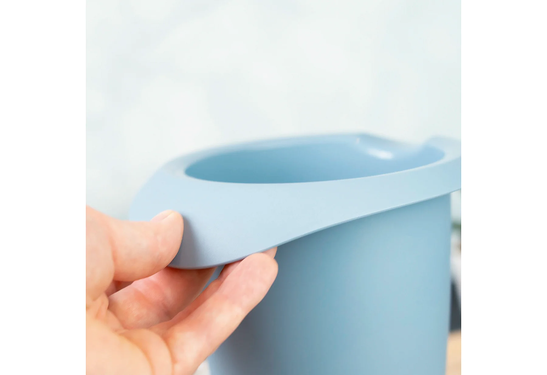 WESTMARK Quirltopf mit zweigeteiltem Deckel 1l blau/weiß - Image 5