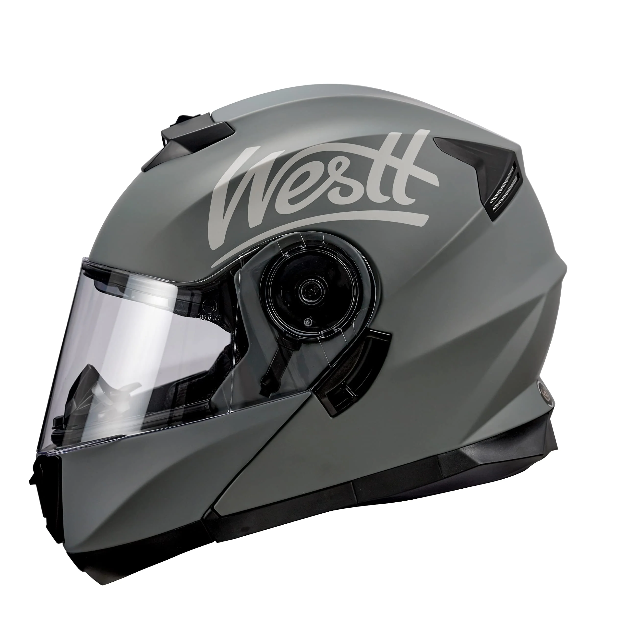 Westt Klapphelm Flip up Motorradhelm Integralhelm Herren Damen mit verstärktem Kinnschutz - Image 4