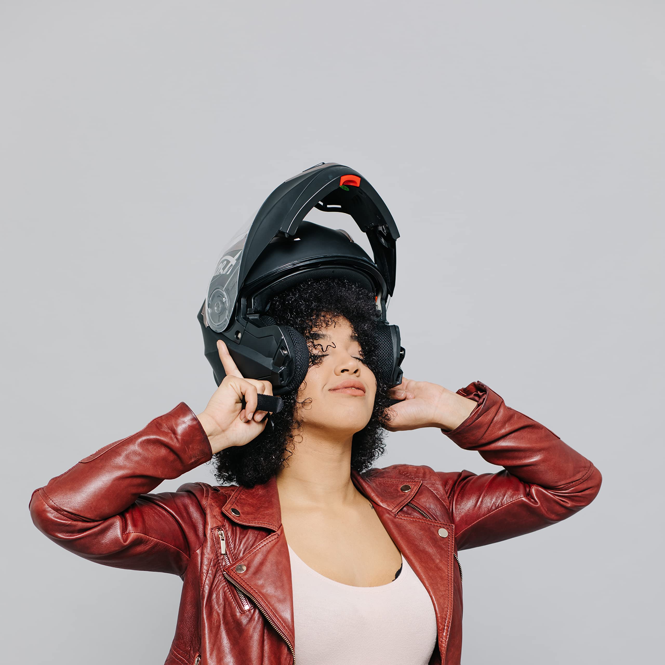 Westt Klapphelm Flip up Motorradhelm Integralhelm Herren Damen mit verstärktem Kinnschutz - Image 6