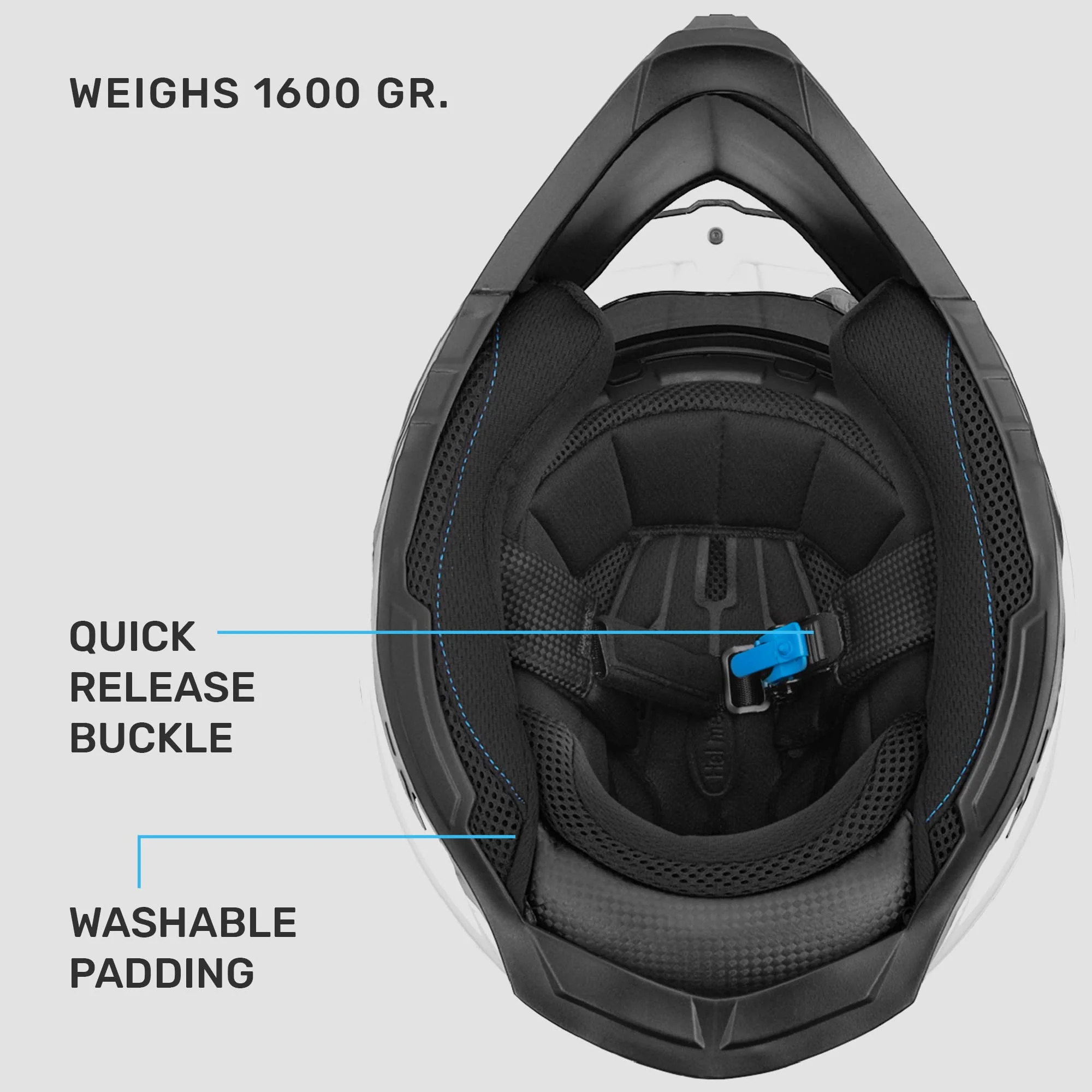 Westt Motocross Helm Fullface MTB Motorradhelm Integralhelm Crosshelm Helm Motorrad MTB Enduro - Image 5