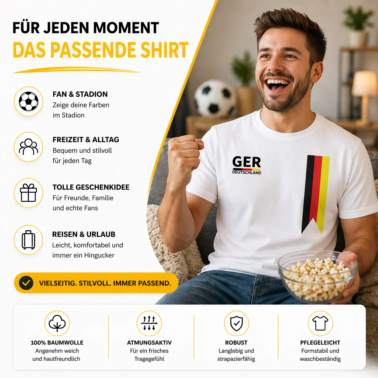 WM 2026 Deutschland Shirt – Fußball Weltmeisterschaft 2026 T-Shirt mit Flagge, Fanartikel - Image 16