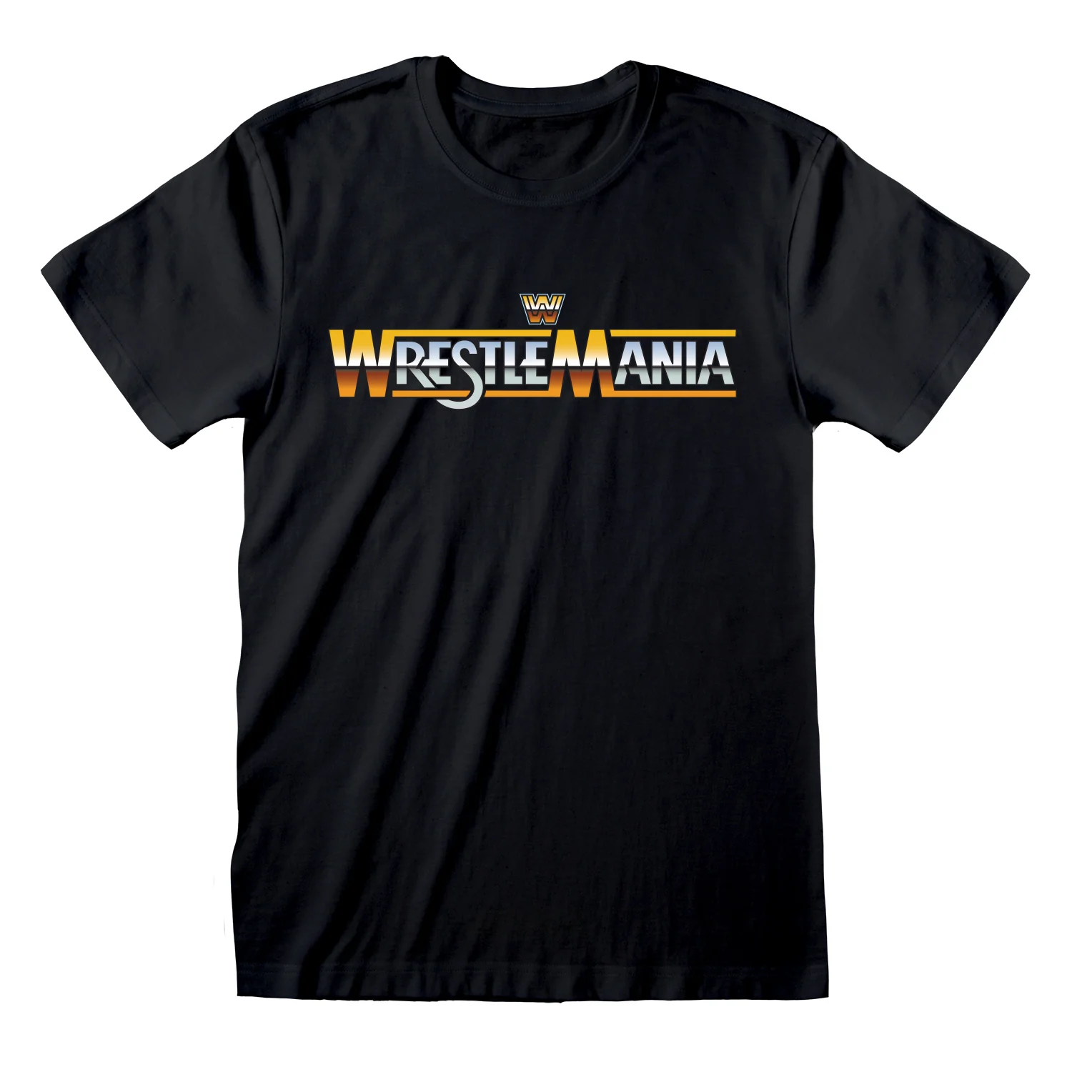 WWE - WrestleMania (Unisex Black T - Shirt Front ) - - Image 5