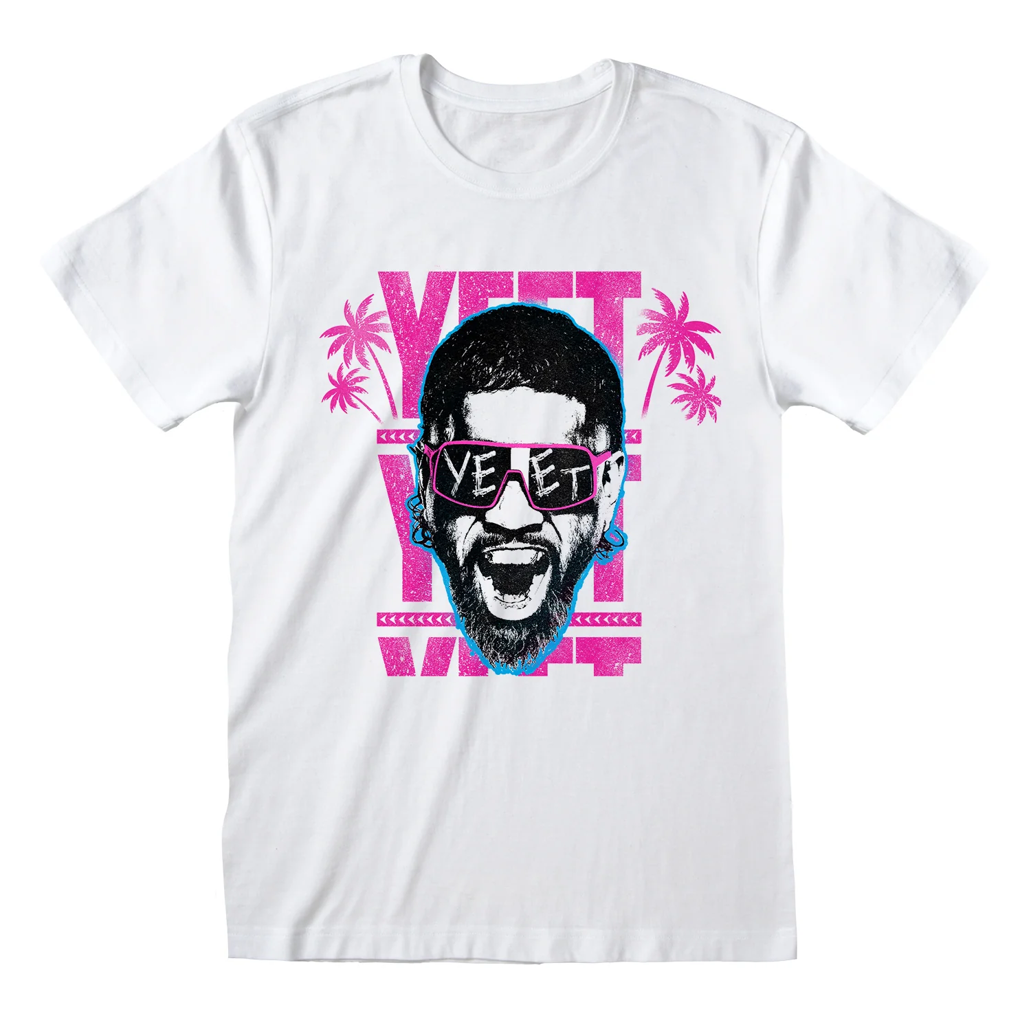 WWE  -  Yeet (Unisex White T - Shirt Front ) - - Image 4