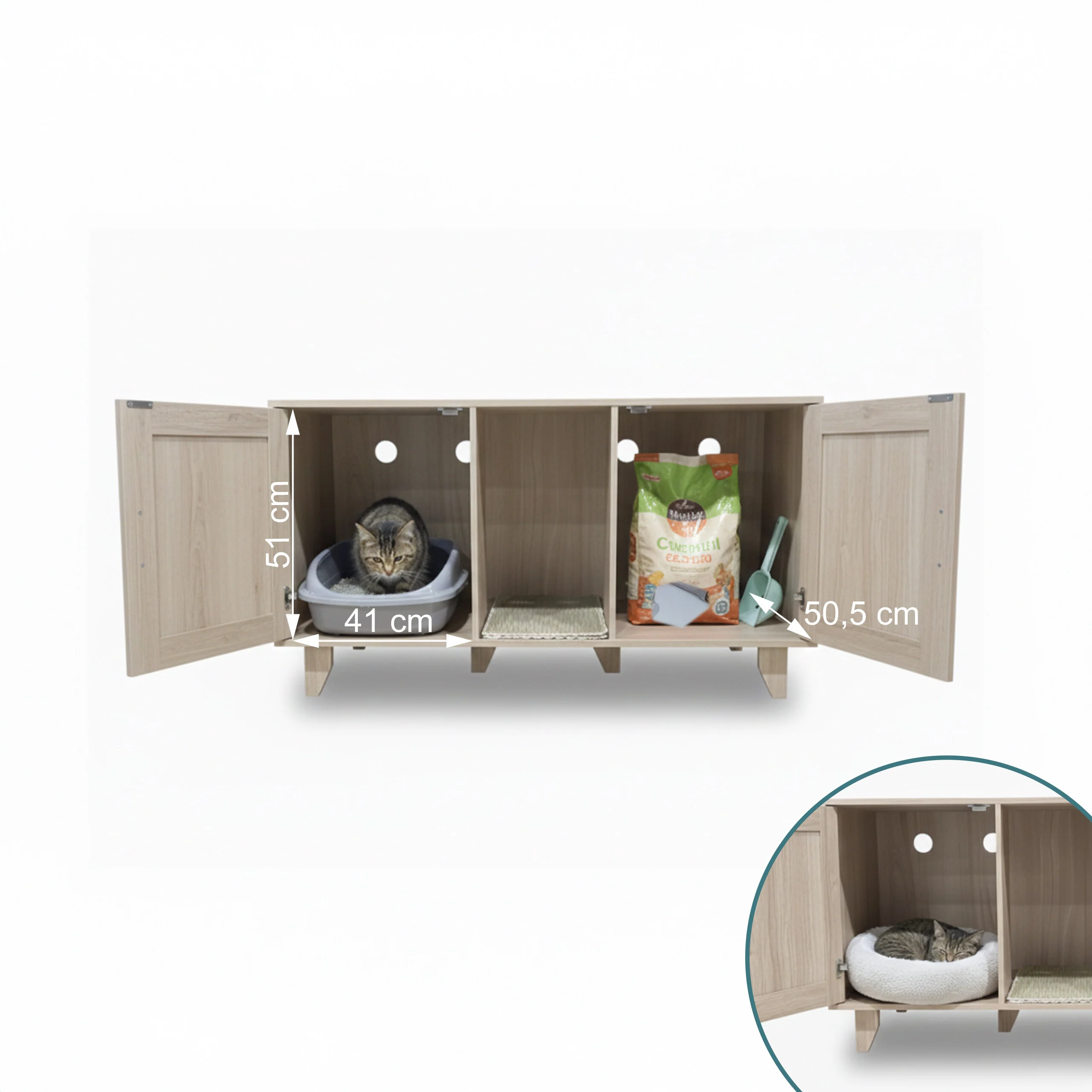 XXL Katzenschrank für Katzenklo - Image 15