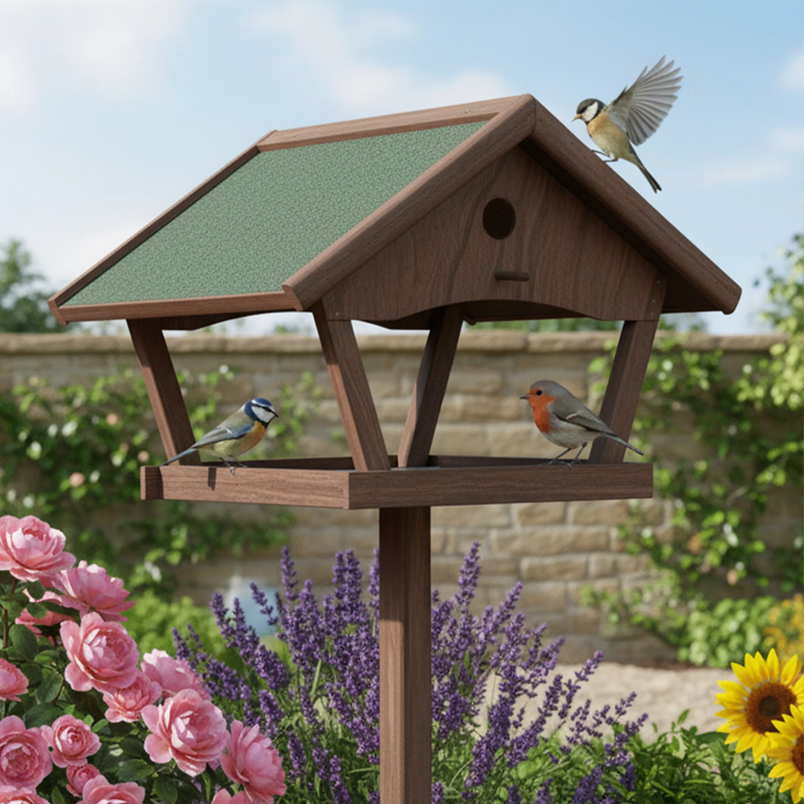 XXL Vogelfutterhaus mit Ständer - Image 15