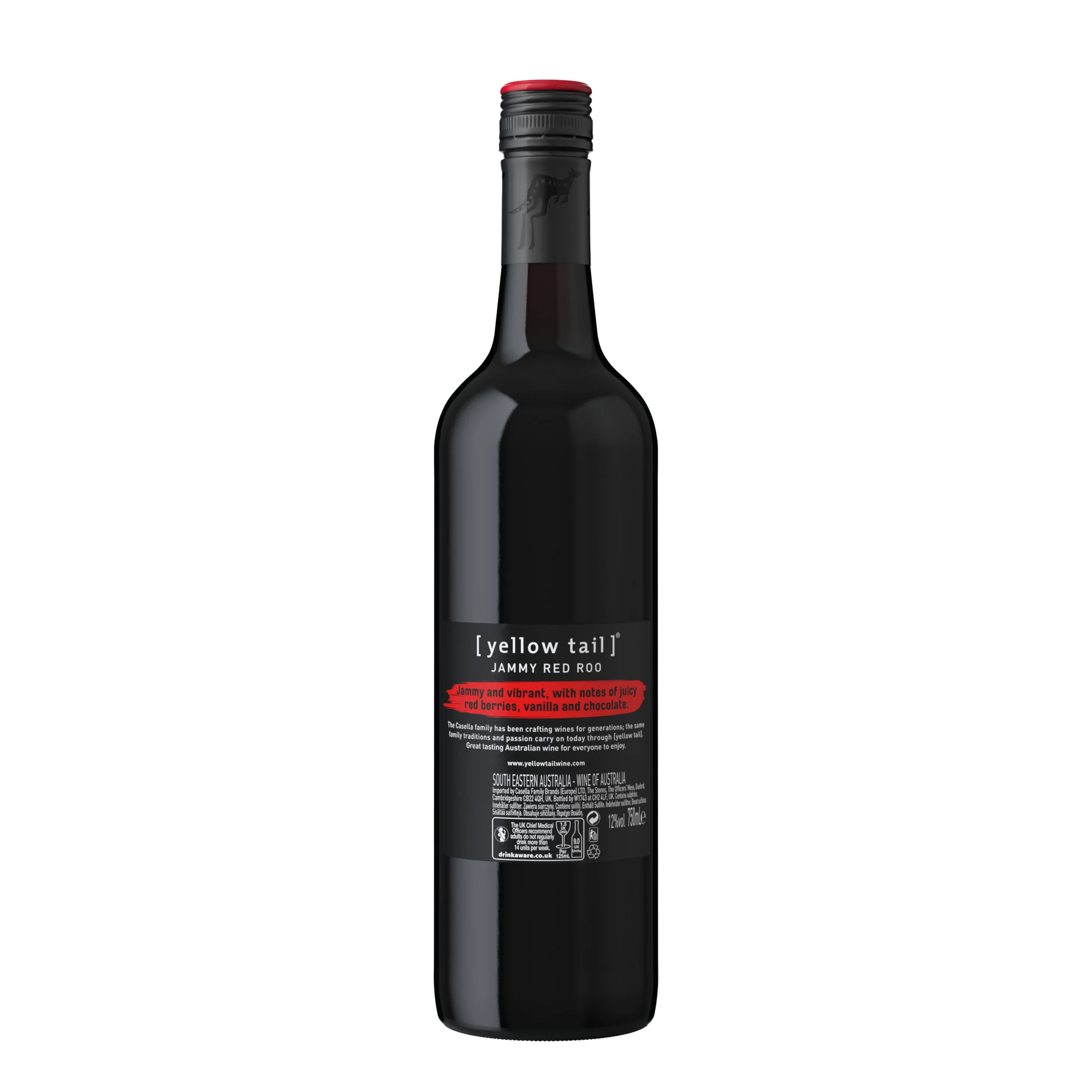 [yellow tail] Jammy Red Roo Rotwein lieblich (6x0,75l) - Image 3