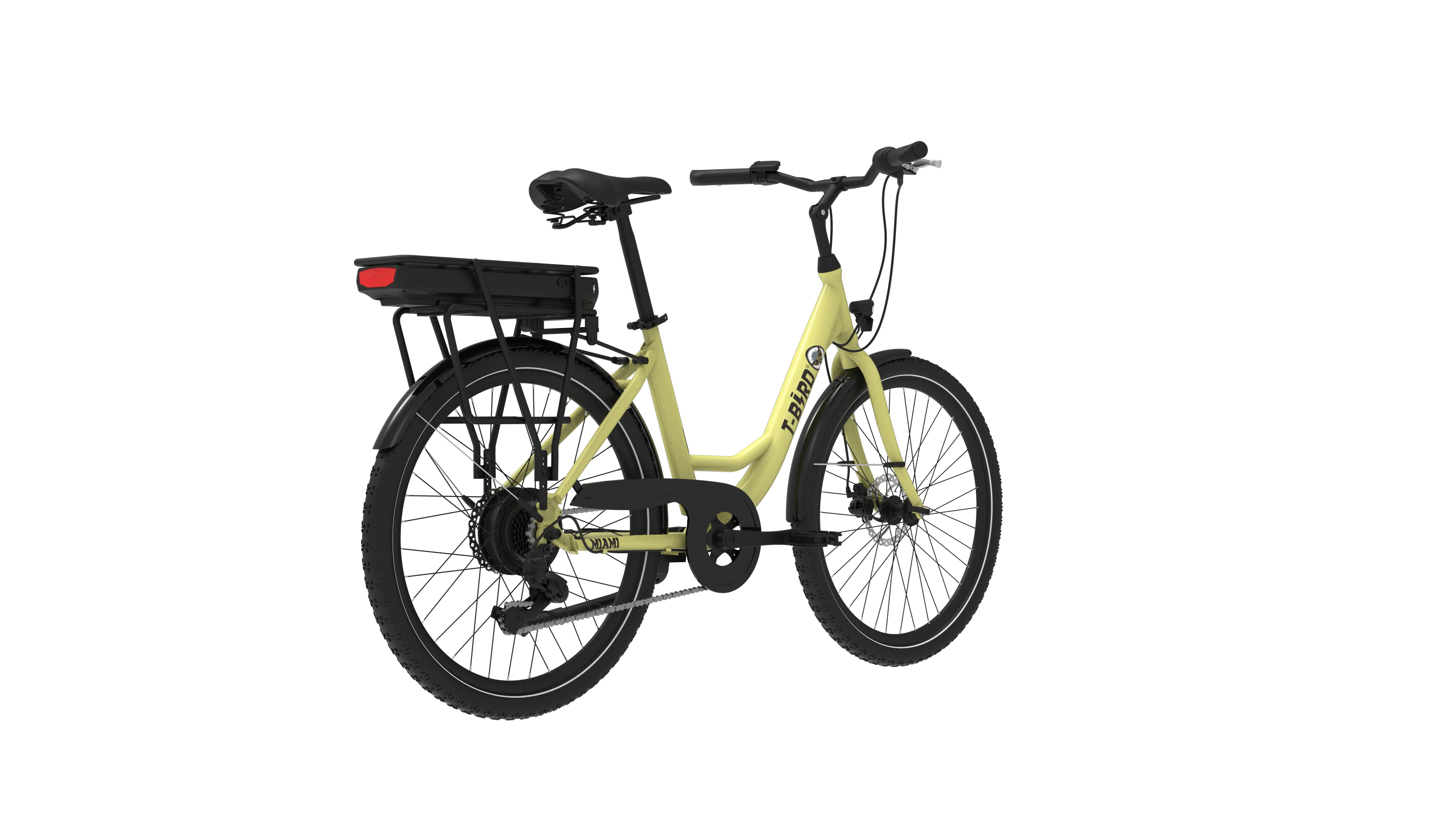 ZMH Elektrofahrrad Hochleistungsakku Robuster Aluminiumrahmen Premium Gelb 26 Zoll E-Bike - Image 3
