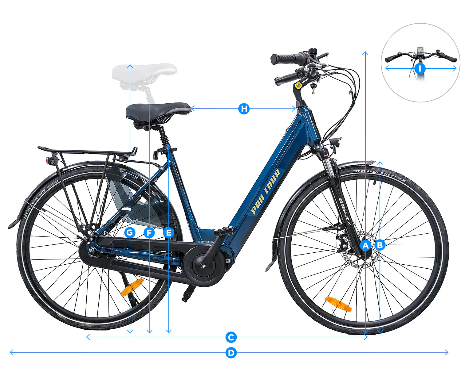 ZMH Elektrofahrrad mit 250W-Mittelmotor & 35-45 km Reichweite 18 Zoll E-Bike - Image 8