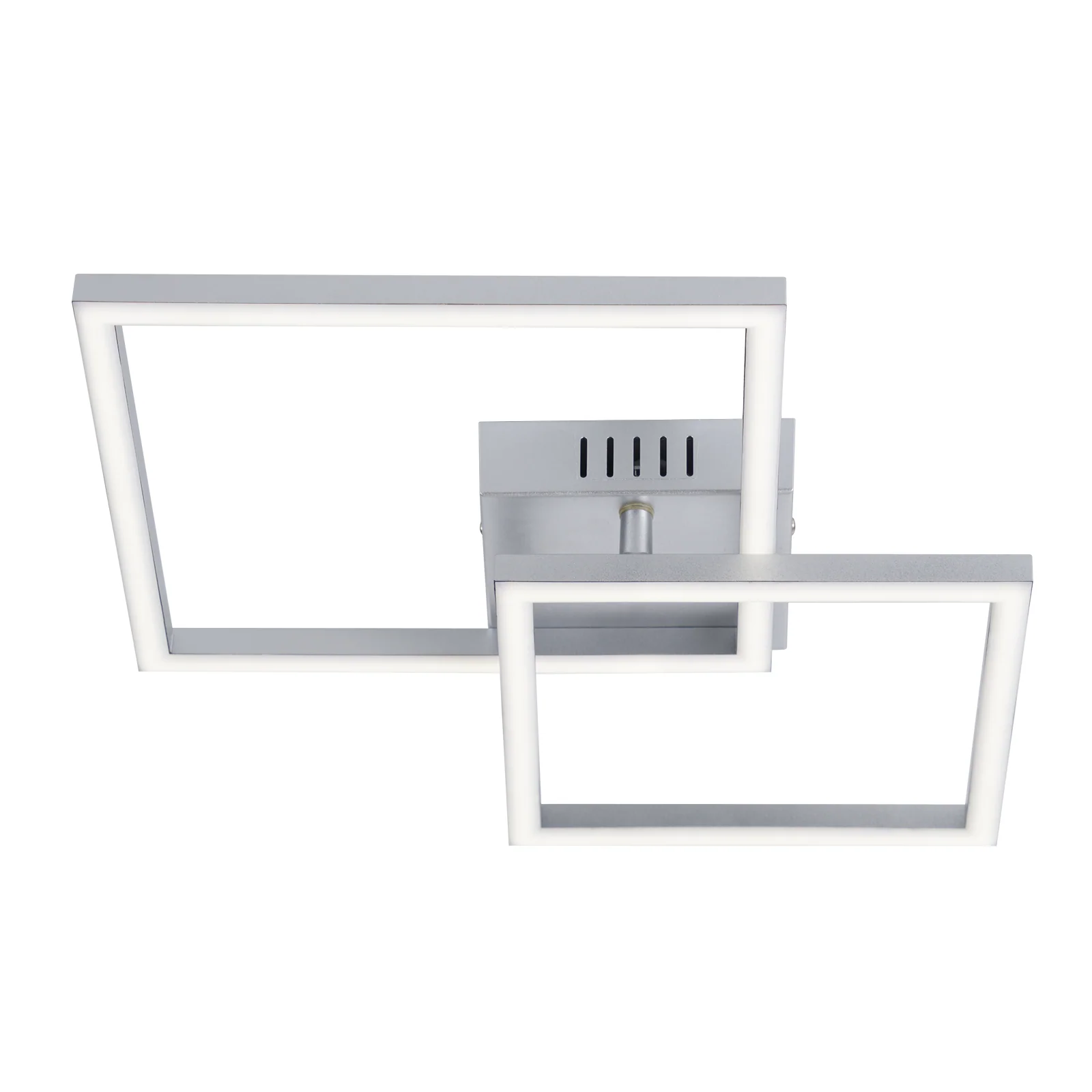 ZMH LED Deckenleuchte 20W Silber Neutralweiß Modern Drehbar Design Eckig Wohnzimmerlampe Für Küche - Image 3