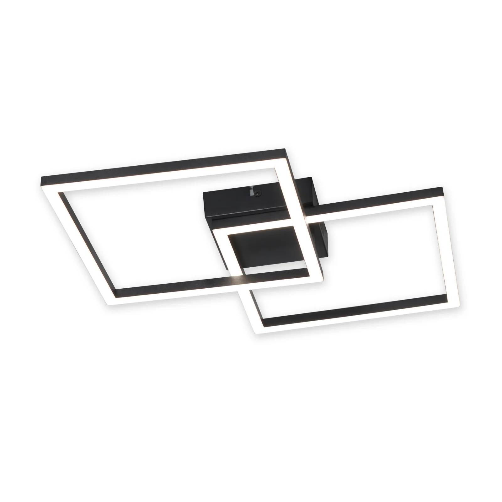 ZMH LED Deckenleuchte 24W Silber Neutralweiß Drehbar Modern Design Eckig Wohnzimmerlampe Für Küche - Image 2