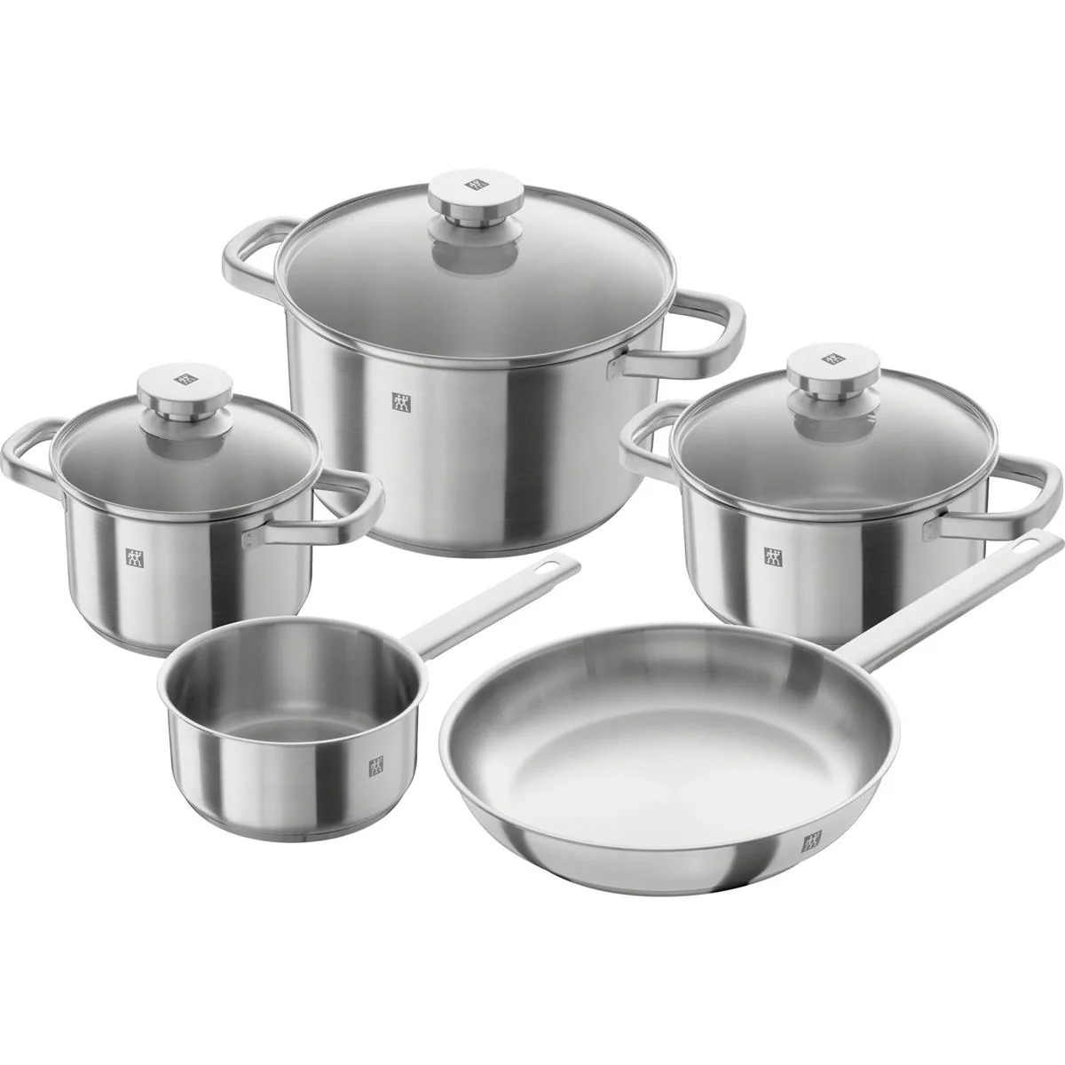 Zwilling Set de casseroles 8 pièces, poêle incluse Casseroles à induction
