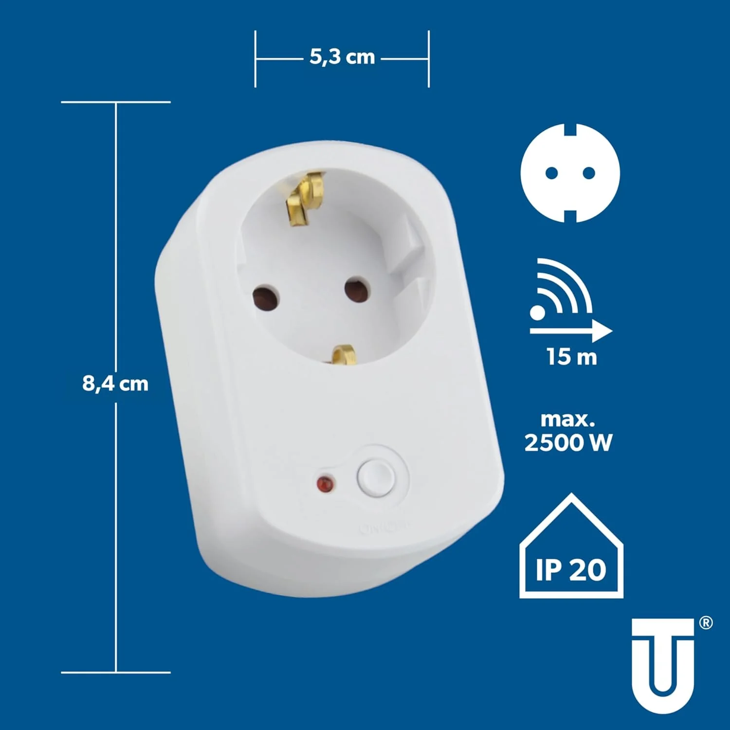 Zwischenstecker mit Funk-Bewegungsmelder - Image 3